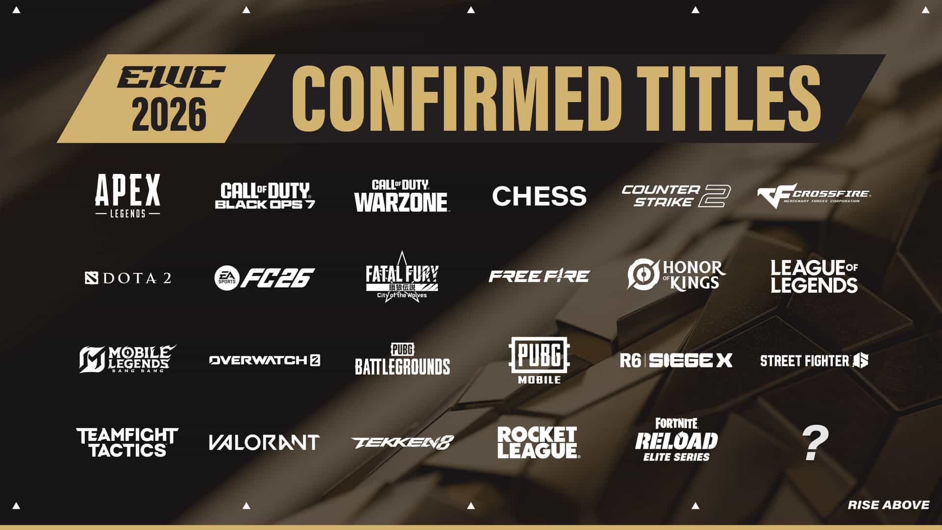 Esports World Cup 2026