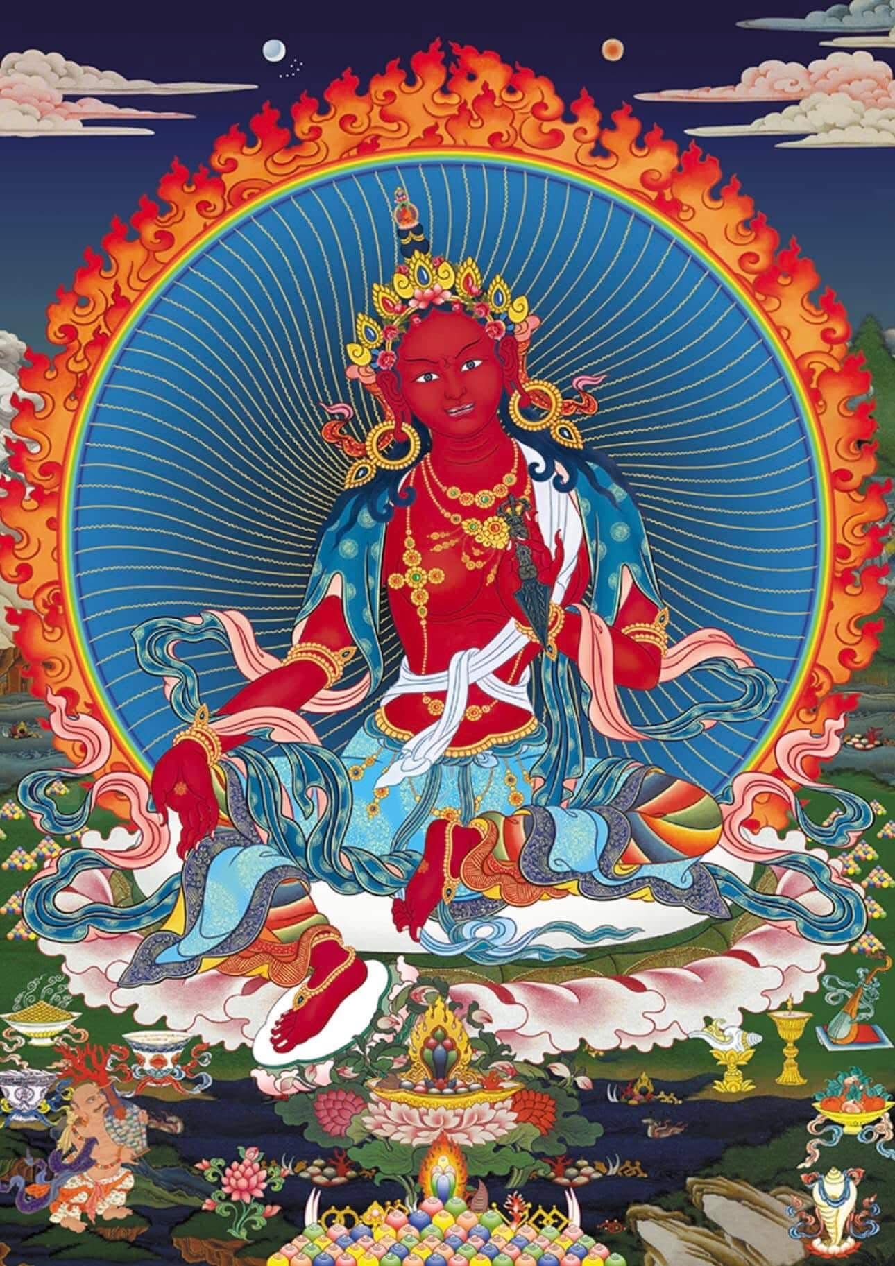 དྲུག་པ། འཇིག་རྟེན་གསུམ་ལས་རྣམ་པར་རྒྱལ་བ། ༼སྒྲོལ་མ་ ༢༡༽