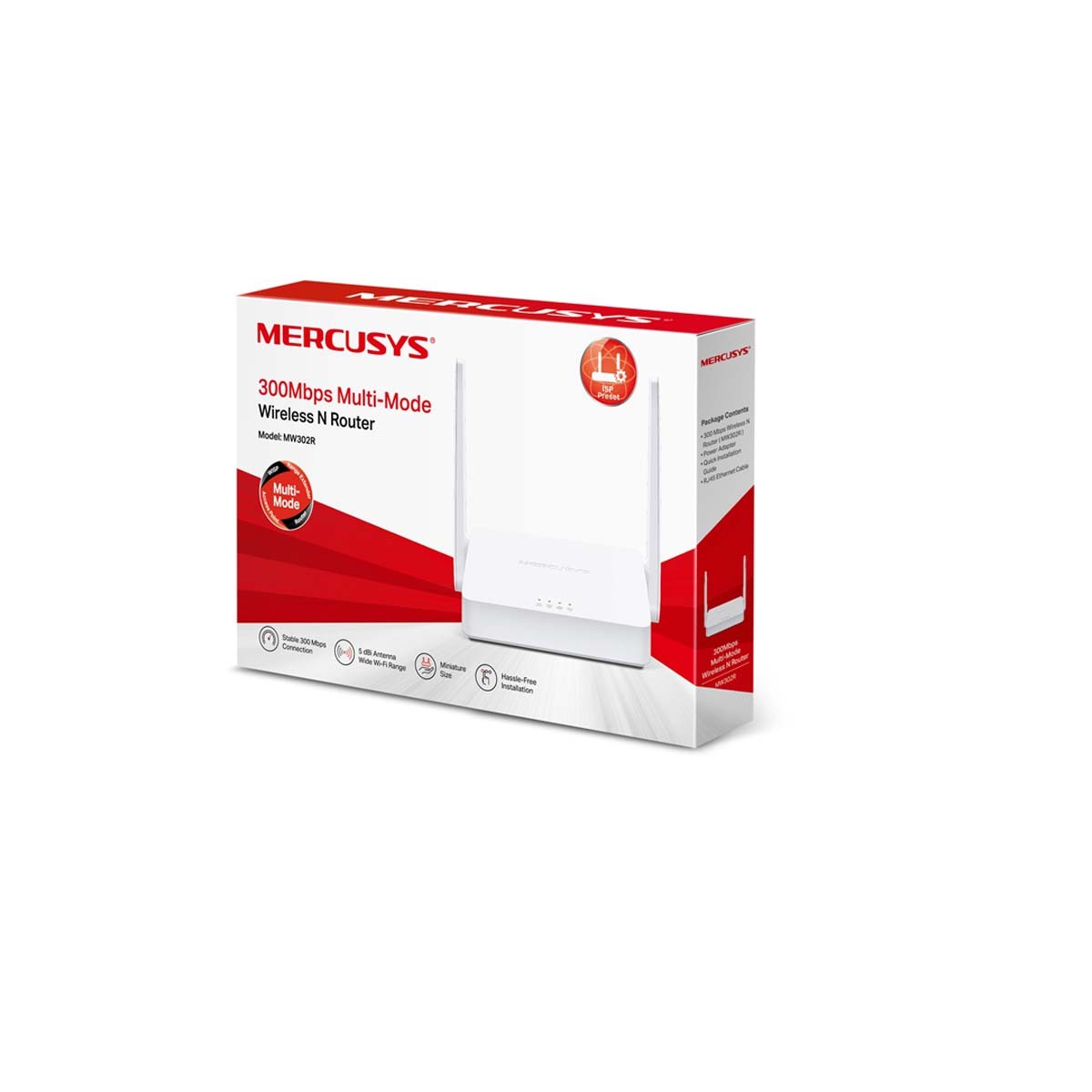 Mercusys MW302R 300mbps 2 Antenna Multi-Mode Wireless N Router