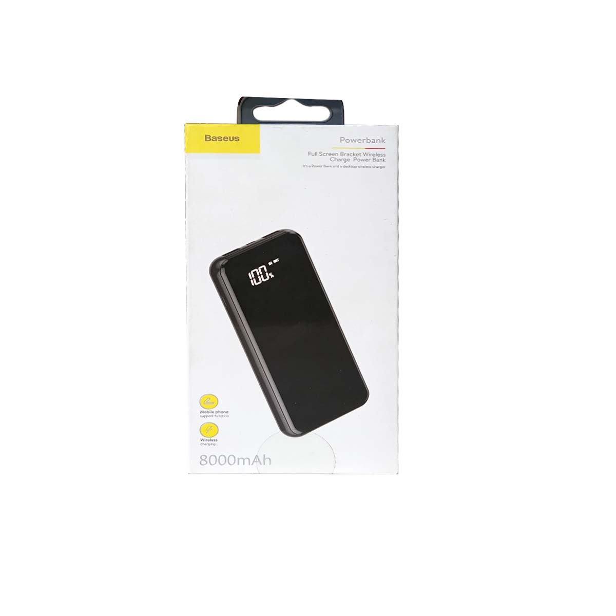 Baseus Q2 USB & Wireless Dual USB 8000mAh Power Bank Black