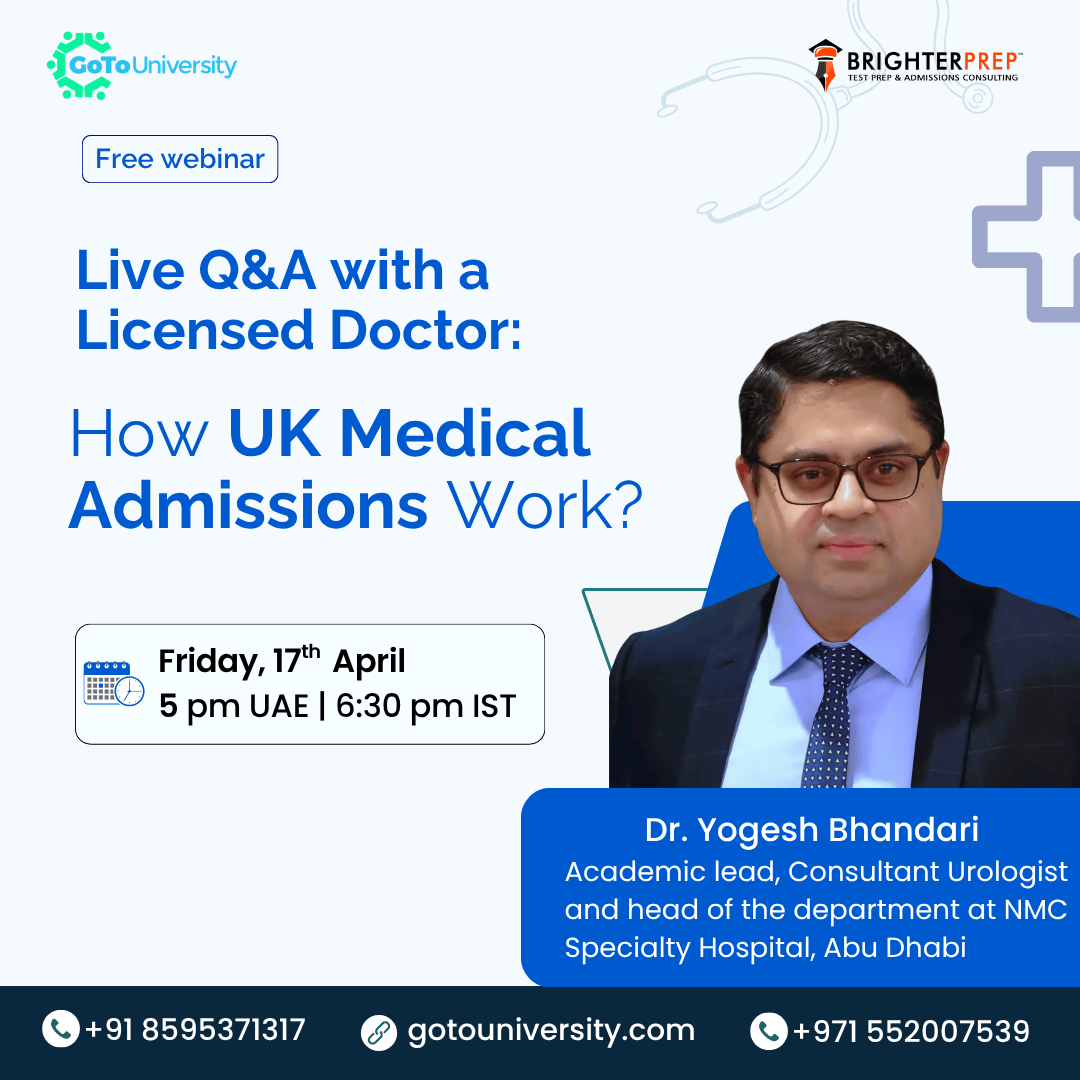 Study Medicine Live Q&A with Doctor Yogesh Bhandari