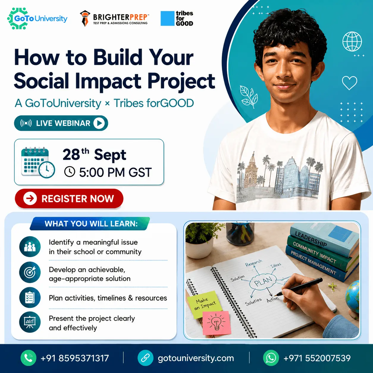 GoToUniversity x Tribes forGOOD