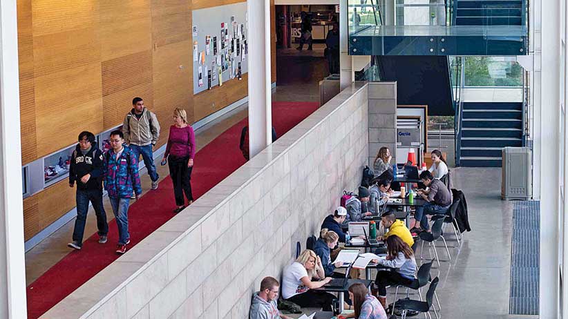 Brock University Hallway