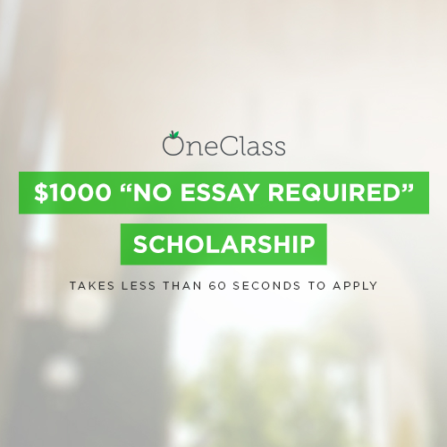 The Freshman Scholarship from OneClass