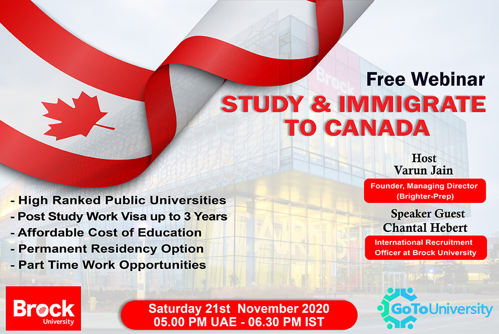 Free Online Study And Immigrate To Canada Webinar Gotouniversity