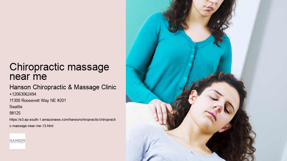 chiropractic massage near me
