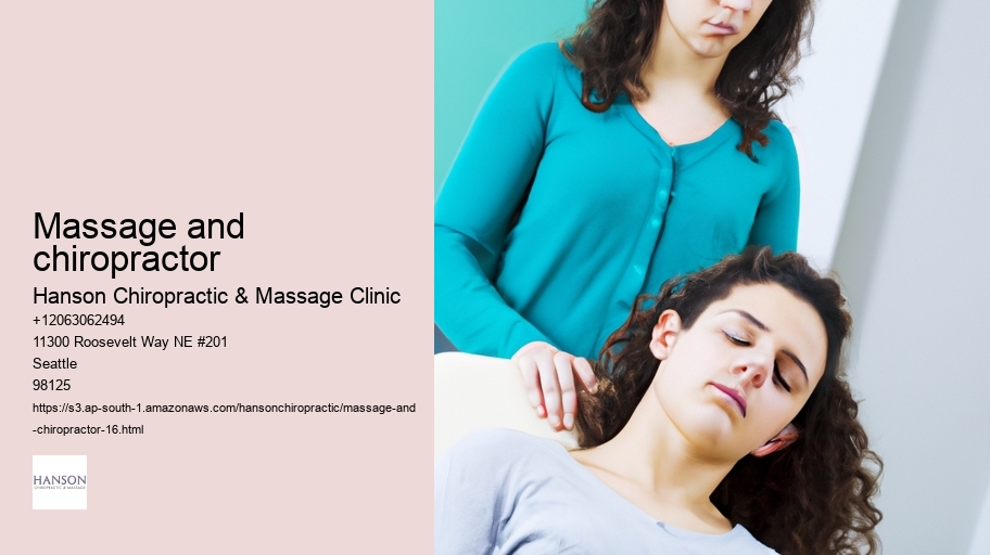 massage and chiropractor