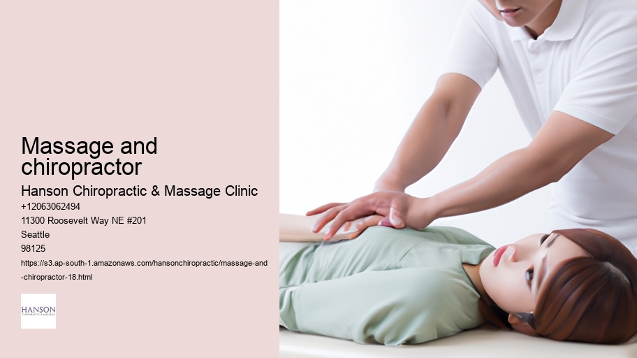 massage and chiropractor