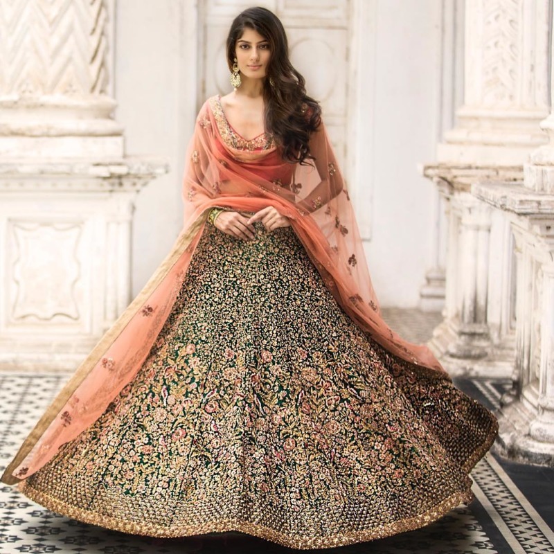 designer lehengas for sister's wedding
