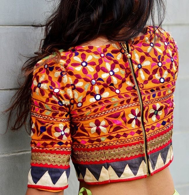 chaniya choli blouse patterns