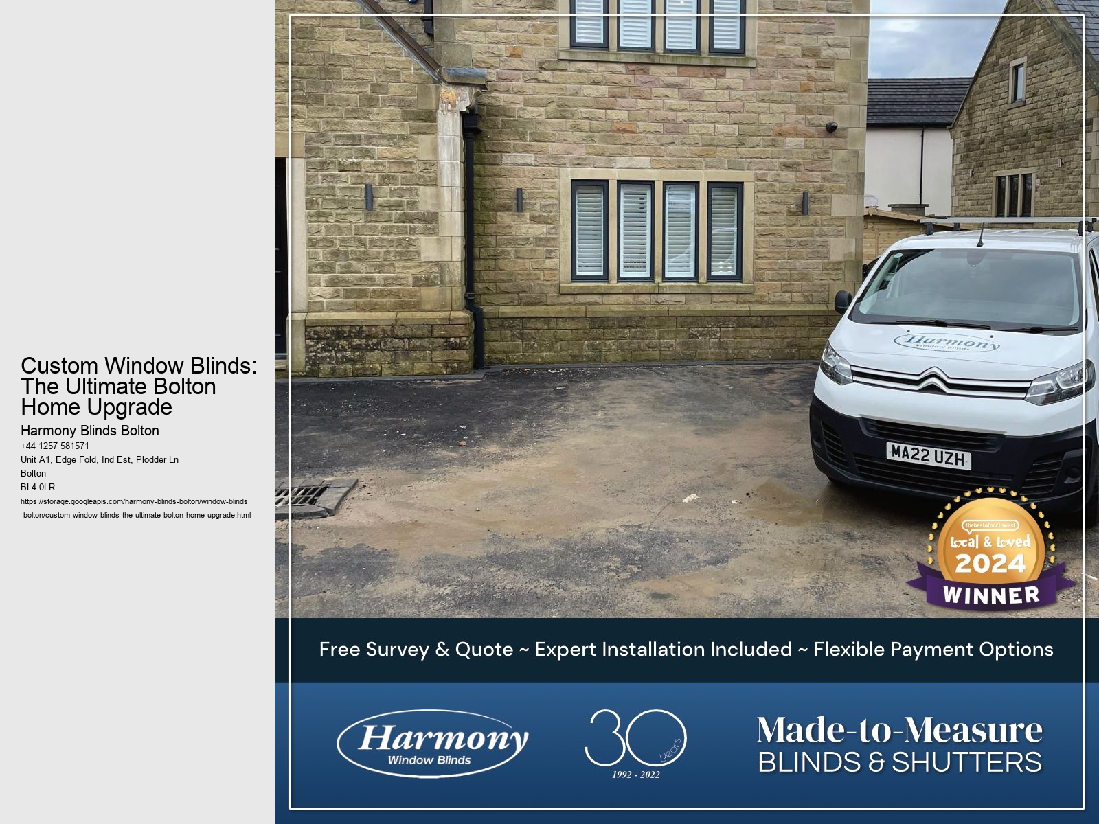 Custom Window Blinds: The Ultimate Bolton Home Upgrade