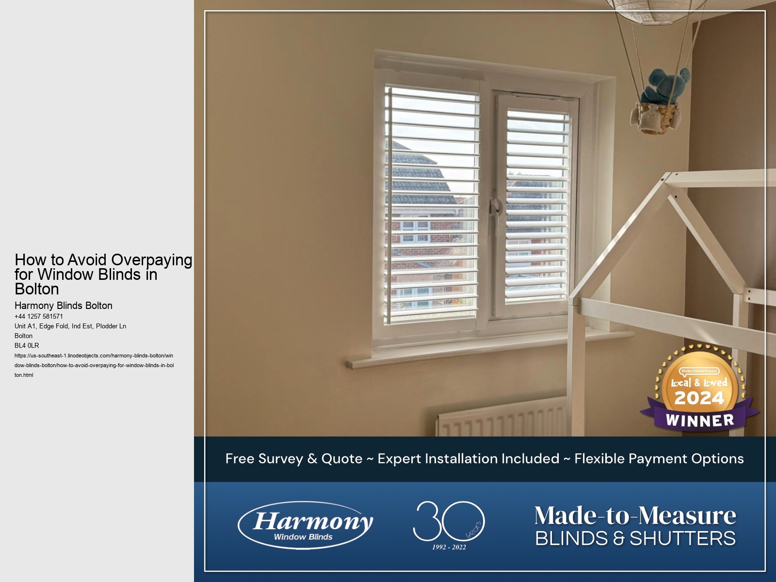 How to Avoid Overpaying for Window Blinds in Bolton