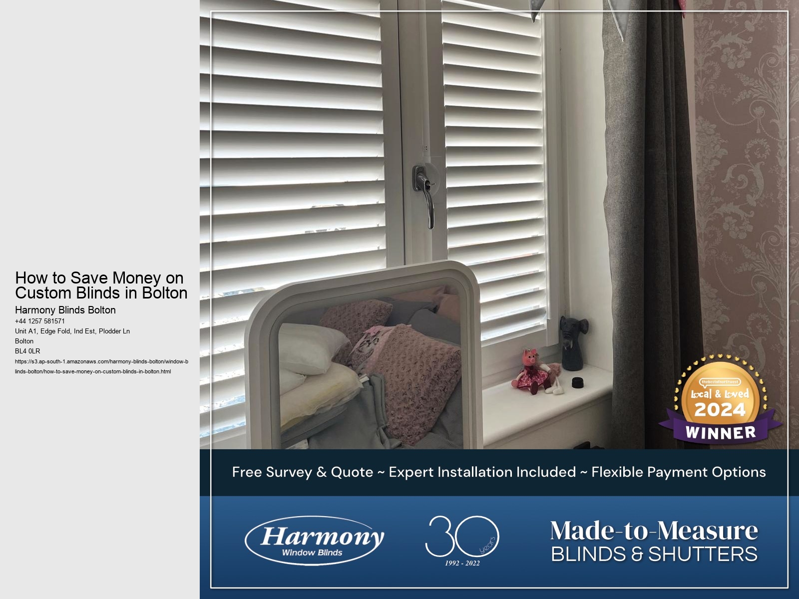 How to Save Money on Custom Blinds in Bolton