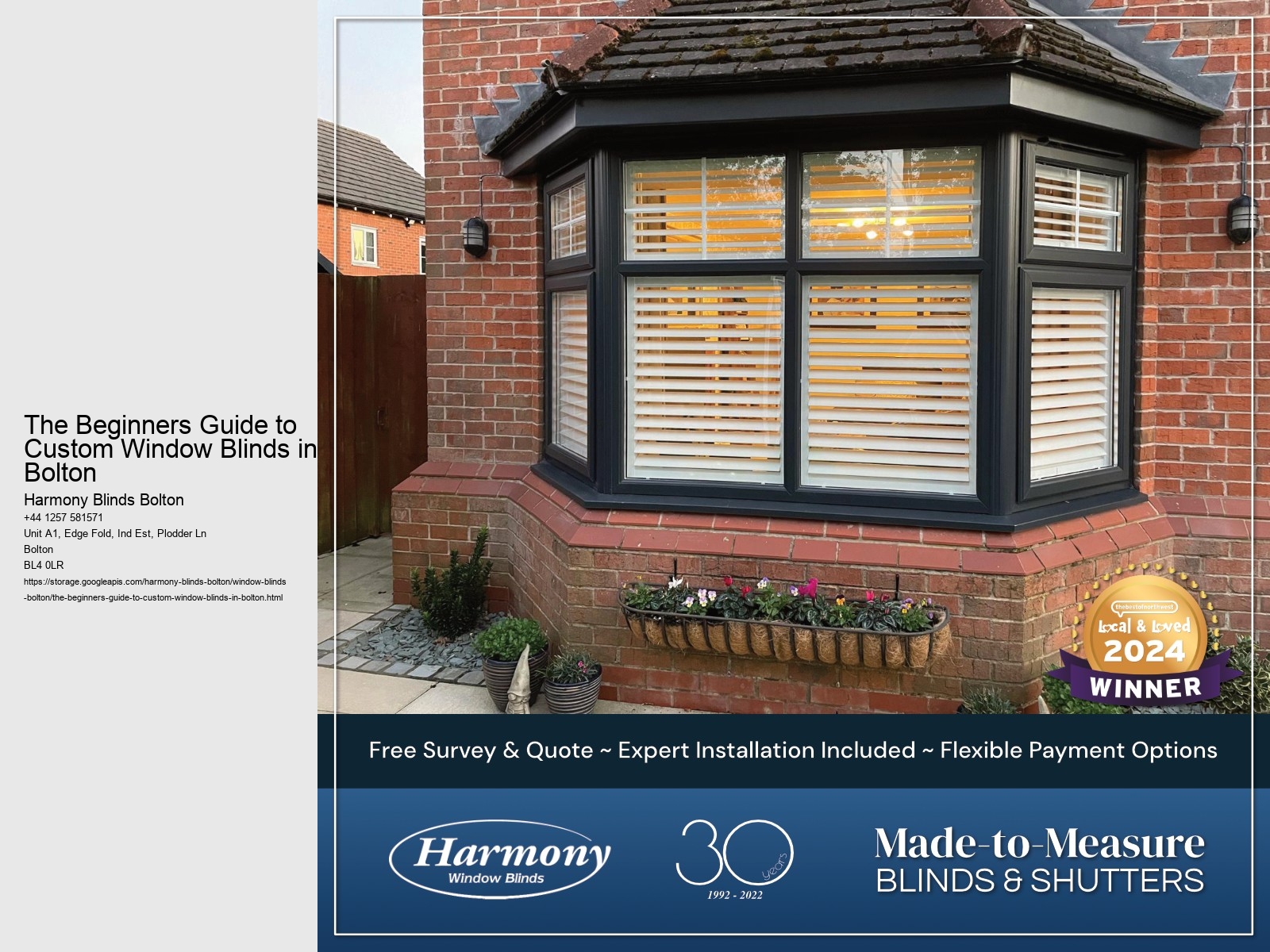 The Beginners Guide to Custom Window Blinds in Bolton