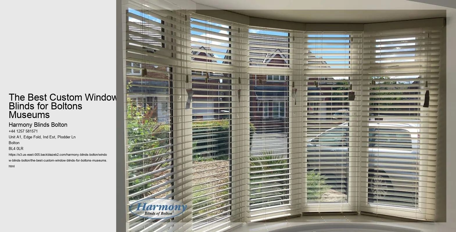 The Best Custom Window Blinds for Boltons Museums