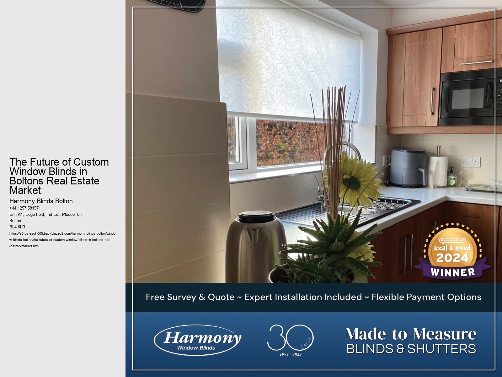 The Future of Custom Window Blinds in Boltons Real Estate Market