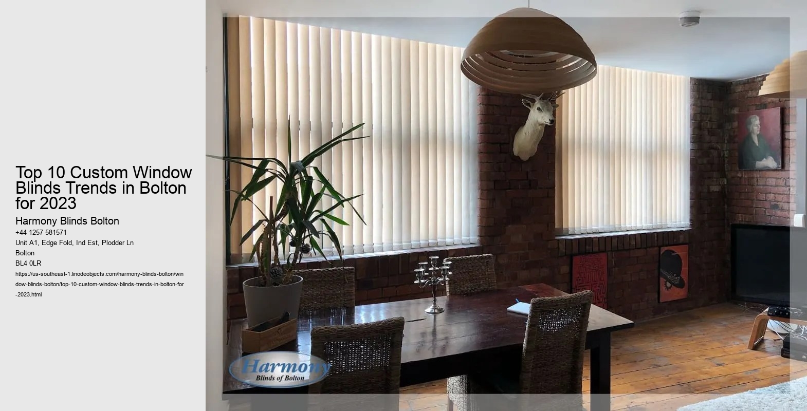 Top 10 Custom Window Blinds Trends in Bolton for 2023