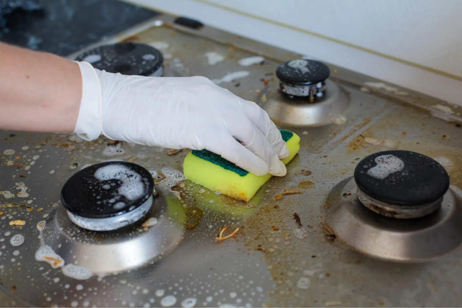 Gas Stove Cleaning