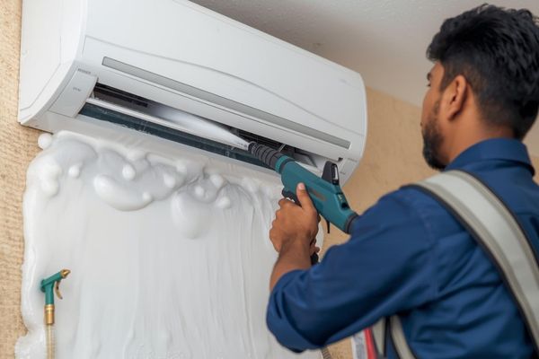 Window AC Service with Foam & Jet Pump