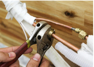 1 Meter Copper Pipe Set (with insulation, wire)