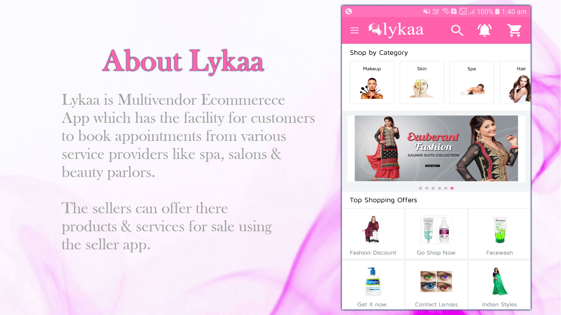 lykaa Multivendor Ecommerce & Spa Booking App - 1