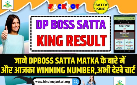 Dpboss Kalyan Matka સટકા મટકા  का Result: यदि आप इस ऑनलाइन गेम में पलक झपकते ही करोड़पति बनना चाहते हैं, तो इन बातों का खास ध्यान रखना होगा।