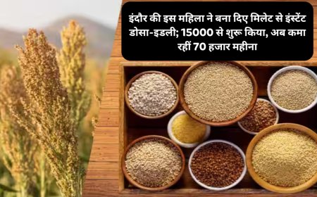 इंदौर की महिला का मिलेट डोसा-इडली बिज़नेस, अब 70K महीना