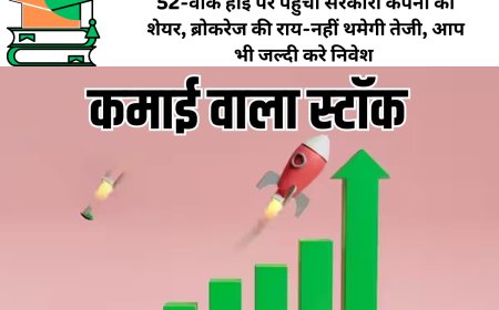 52-वीक हाई पर पहुंचा सरकारी कंपनी का शेयर, ब्रोकरेज की राय-नहीं थमेगी तेजी, आप भी जल्दी करे निवेश