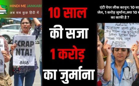 एंटी पेपर लीक कानून: 10 साल जेल, 1 करोड़ जुर्माना,क्या 10 साल का काफी है ?