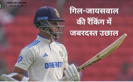 ICC T20 रैंकिंग: गिल-जायसवाल की रैंकिंग में जबरदस्त उछाल, टॉप-10 में शामिल हुए तीन भारतीय खिलाड़ी - जानिए कौन-कौन हैं टॉप पर