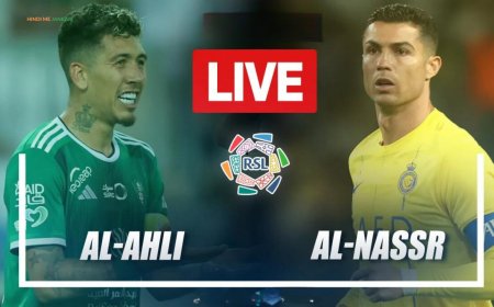 Al Nassr Vs Al Ahli Saudi Pro League 2024/25 Fixture in hindi