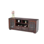 Best wooden tv unit for living room with storage - Image 8
