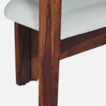 mall Sheesham Wood Arm chair In Provincial Teak Finish - Image 10