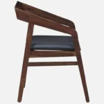 klint Sheesham Wood Arm Chair In Honey Oak Finish - Image 8