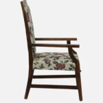 Siting Sheesham Wood Arm Chair In Provincial Teak Finish - Image 4