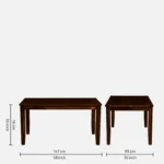 modern luxury dining table set with storage and comfortable seating - Image 7