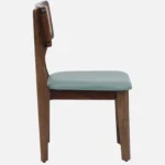 Uorixa Solid Wood Dining Table Set with Cushioned Seating in Natural Finish - Image 6
