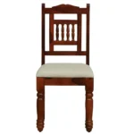 Dinora Solid Sheesham Wood 6 Seater Dining Table Set with Comfortable Chairs - Image 2