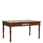 Dinora Solid Sheesham Wood 6 Seater Dining Table Set with Comfortable Chairs - Image 5