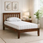 salvera Sheesham Wood Single Bed In Provincial Teak Finish