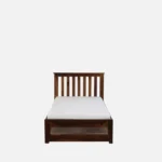 Wrvixa Minimal Sheesham Wood Single Bed Frame - Image 3