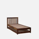 Wrvixa Minimal Sheesham Wood Single Bed Frame - Image 4