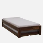 Yalvora Premium Wooden Single Bed in Natural Grain Texture - Image 9