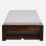 Yalvora Premium Wooden Single Bed in Natural Grain Texture - Image 11