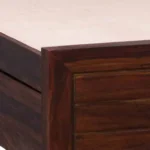 Orenova Minimal Wooden Single Bed Frame with Durable Structure in Natural Finish - Image 2