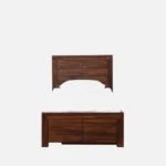 Orenova Minimal Wooden Single Bed Frame with Durable Structure in Natural Finish - Image 7