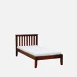 Uivora Wooden Single Bed with Elegant Look in Natural Grain Finish for Home Interiors - Image 8