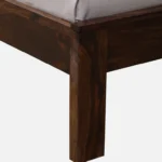 Erlina Premium Solid Wood Single Bed with Smooth Finish in Natural Tone for Bedroom - Image 6