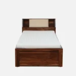 Rlvani Sheesham Wood Single Bed with Smooth Edges in Honey Oak Finish for Modern Homes - Image 10