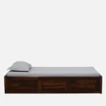 Jexvira Solid Wood Single Bed with Elegant Appearance and Durable Structure for Everyday Use - Image 2